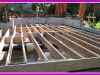 Remodel and addition floor frame, heating in