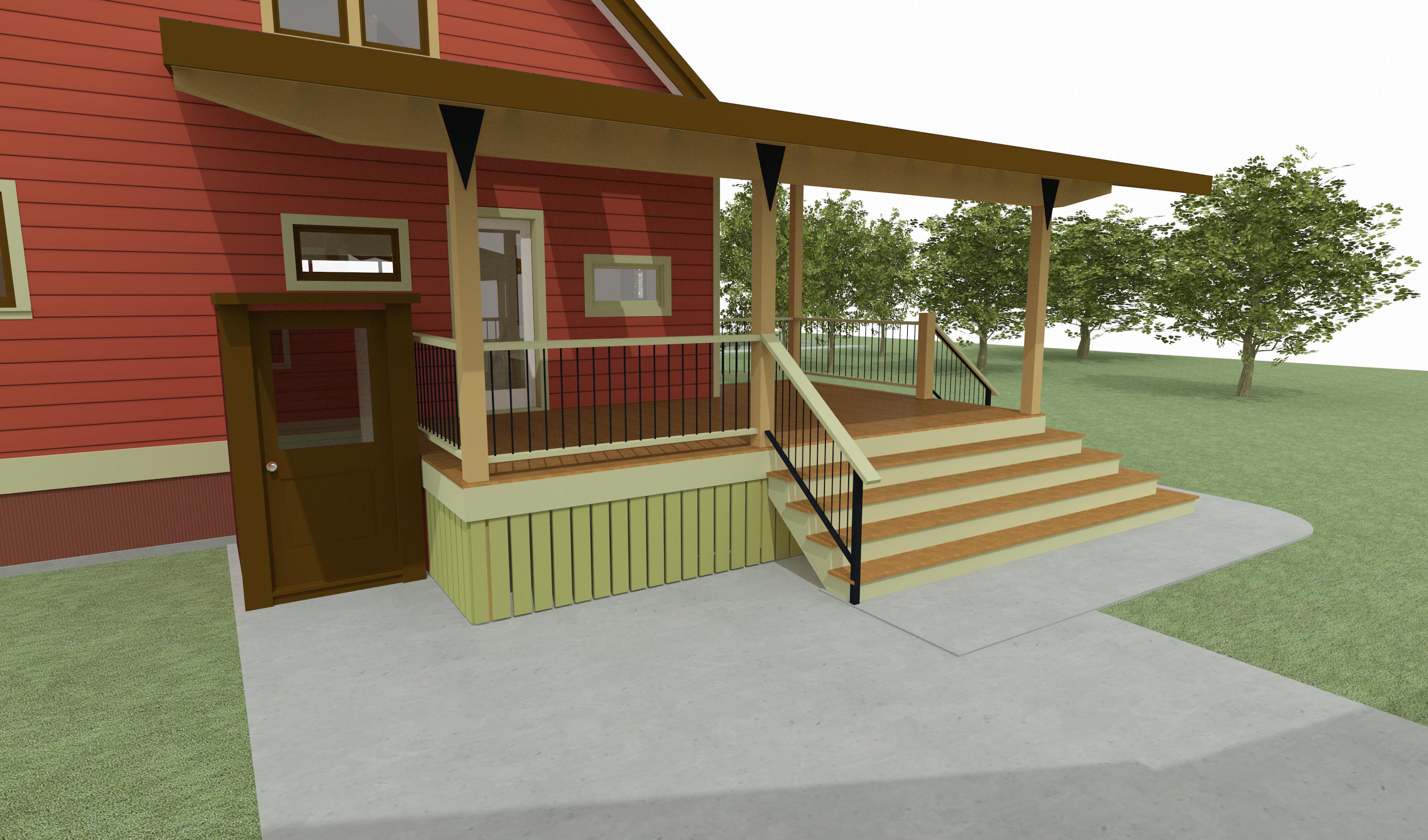 Curated visual reference: Innovative Renovation Site Design Reference: Color Render 1 Bozeman Remodeling Peter Brown Innovative Design