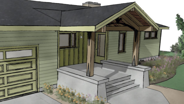 Entry Porch Design Bozeman
